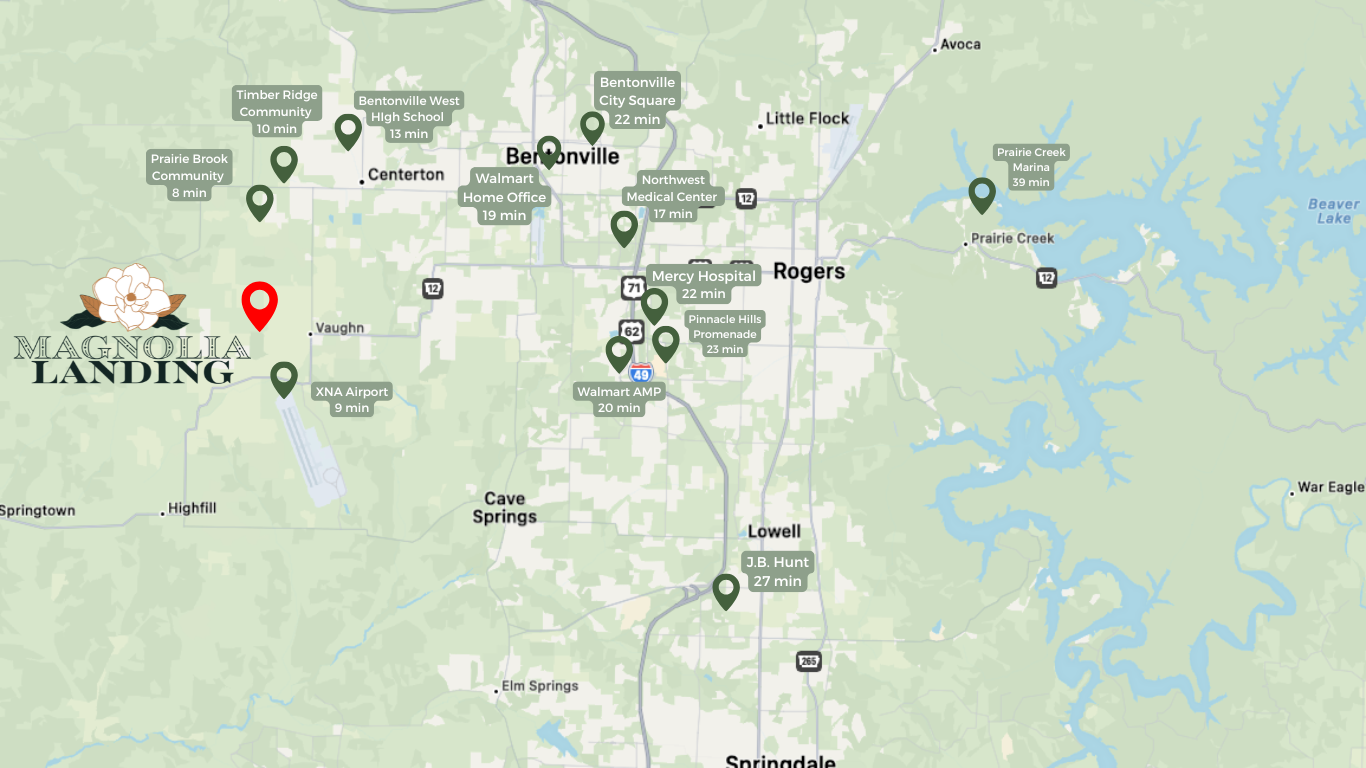 Magnolia Landing's convenient new home location